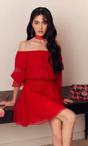 Davika Hoorne wearing Gucci jewelry