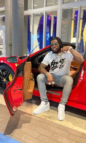CJ So Cool wearing Amiri jersey