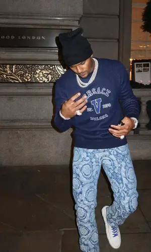 Deshaun Watson wearing Versace sweater