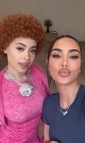 Ice Spice wearing Amiri sneakers