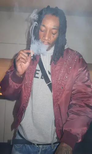 Wiz Khalifa wearing Celine underwear