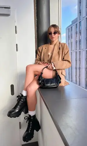 Sydney Sweeney wearing Miu Miu bag