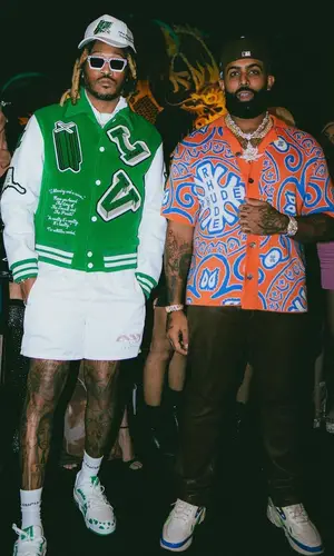 Future wearing Balenciaga sock