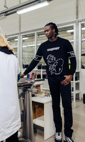 Lancey Foux’s Outfit in Iceberg Sweater & Trapstar (2023)