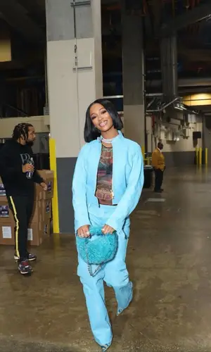 Dess Dior wearing Blumarine pants