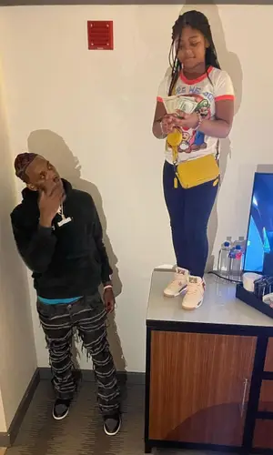 Famous Dex wearing Valabasas jeans