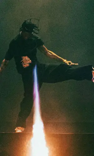 Travis Scott wearing Mannahatta NYC belt