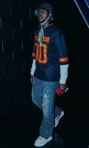 Terry Rozier’s Outfit in Bape Sneakers & Louis Vuitton Hat (2023)
