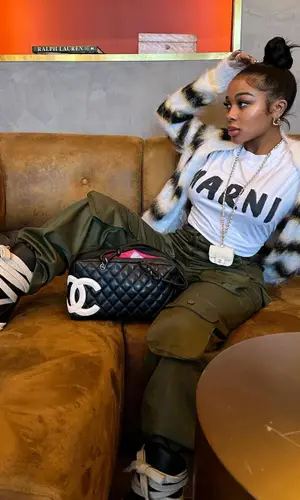Jayda Wayda wearing Marni sweater