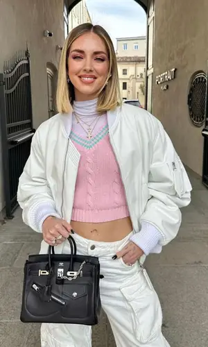 Chiara Ferragni wearing The Attico pants