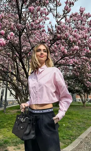 Chiara Ferragni wearing Celine pants