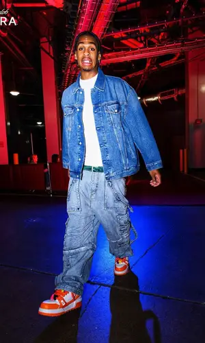Joshua Christopher’s Outfit in Balenciaga Jacket & Louis Vuitton Sneakers (2023)