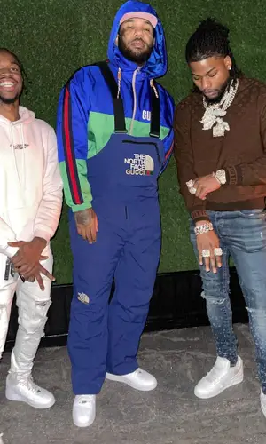 The Game wearing Gucci jacket