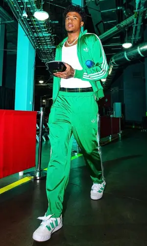 Jalen Green wearing Adidas sneakers