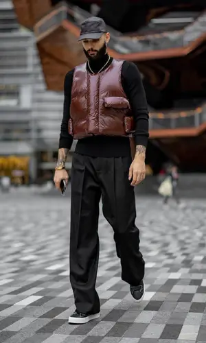 Evan Mehdi Fournier wearing The Row sneakers