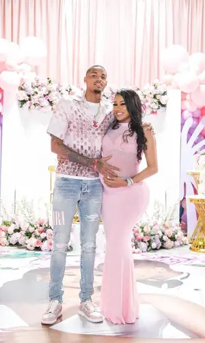Dejounte Murray wearing Amiri jeans