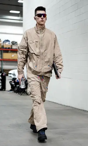 Tyler Herro wearing Oakley eyewear