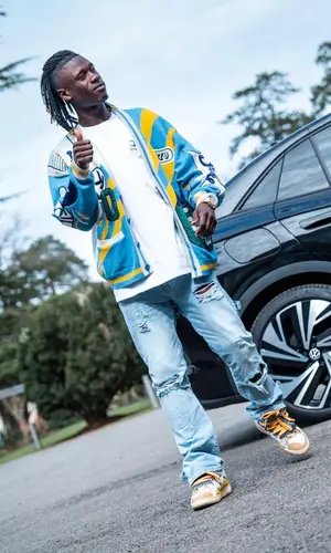 Eduardo Camavinga wearing Kenzo sweater