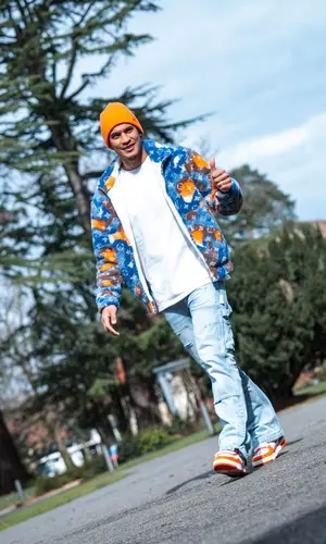 Alphonse Areola wearing Louis Vuitton sneakers
