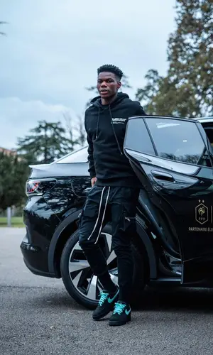 Aurelien Tchouameni wearing Ambush hoody