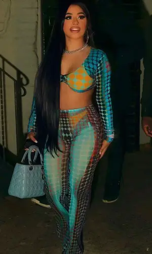 Hennessy Carolina wearing Jean Paul Gaultier pants