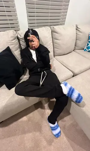 Kankan’s Outfit in Rick Owens Hoodie, Balenciaga Sneakers & Marni Sandals (2023)