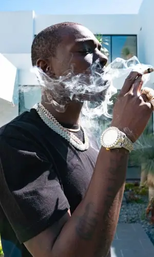 Bobby Shmurda wearing Rta shorts