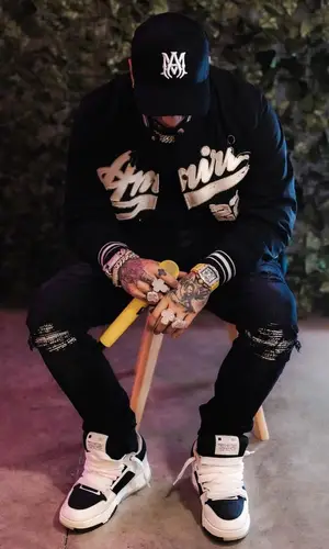 Anuel AA’s Outfit in Amiri Cap (2023)