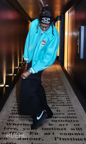 2 Chainz wearing Avirex jacket