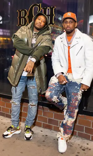 Fabolous wearing Jon Stan cap