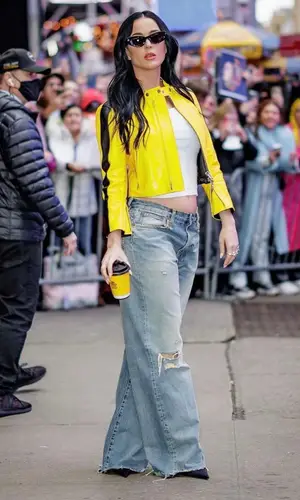 Katy Perry wearing Balenciaga jacket
