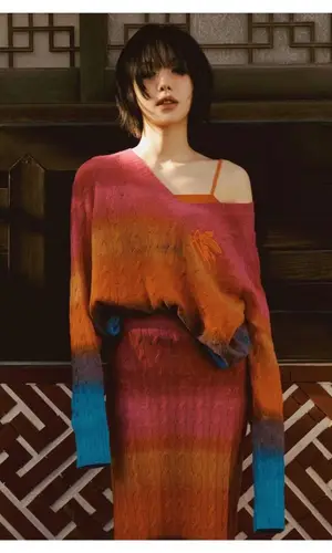 Wendy wearing Etro sweater