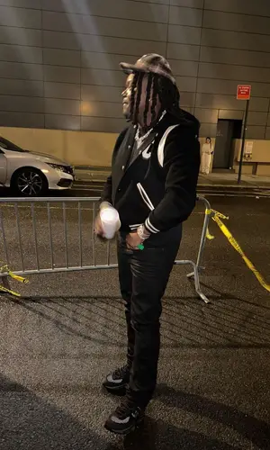 Lucki wearing Celine jacket