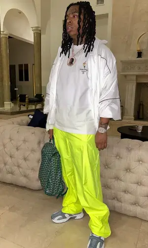 Lil Gotit wearing Balenciaga jacket