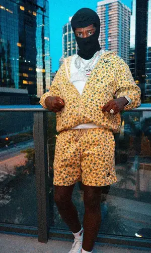 2Rare wearing Nike jacket