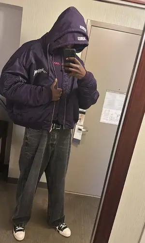 Bol Bol’s Outfit in Vetements Jacket, Balenciaga Jeans & Chrome Hearts Belt (2023)