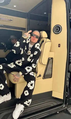 Millyz wearing Readymade hoody
