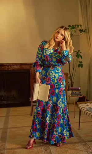 Emma Roberts wearing Ferragamo sandal