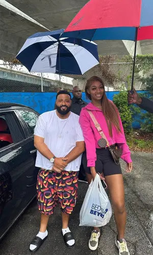 DJ Khaled wearing Polo Ralph Lauren sock