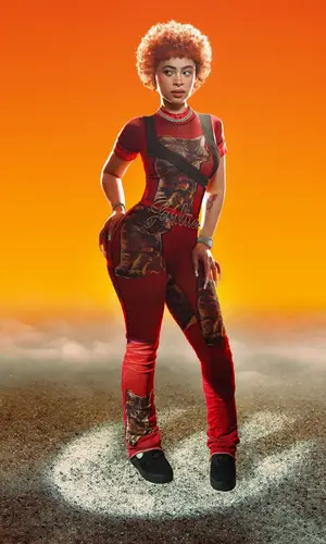 Ice Spice wearing Jean Paul Gaultier belt
