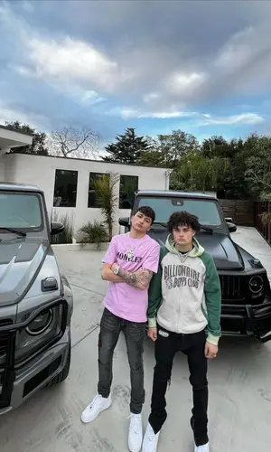 Young Cardi wearing Moncler t-shirt