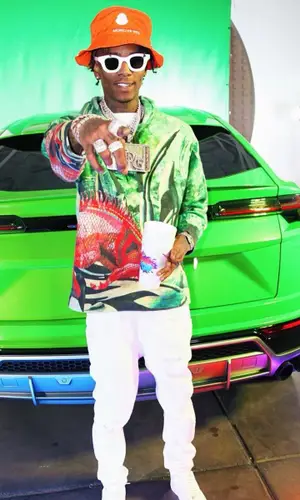 Soulja Boy wearing Valentino hoody