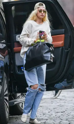Gigi Hadid wearing Tejesta eyewear
