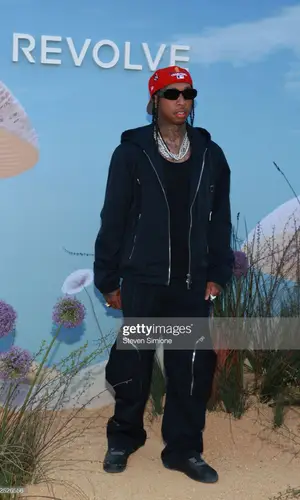 Tyga wearing New Era cap