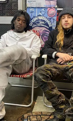 Lil Uzi Vert wearing Balenciaga pants