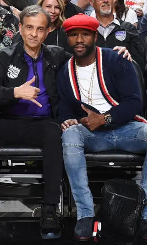 Floyd Mayweather wearing Christian Louboutin boots