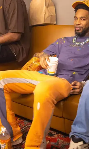 Key Glock wearing Gallery Dept. cap