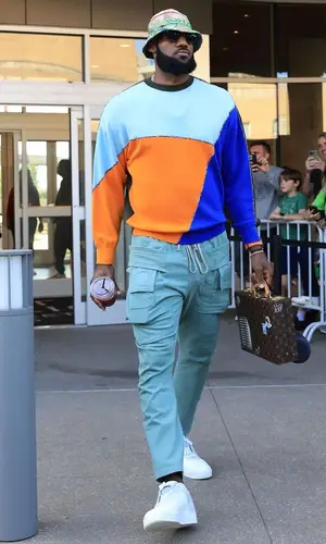 LeBron James wearing Rick Owens pants