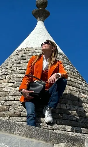 Anna Dello Russo wearing Etro jacket