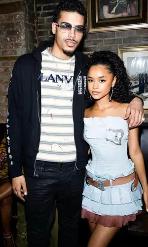 Jay Critch’s Outfit in Lanvin T-Shirt, Chrome Hearts Hoodie & Gallery Dept. (2023)